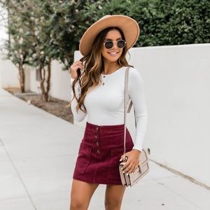 2X White long sleeve bodysuit